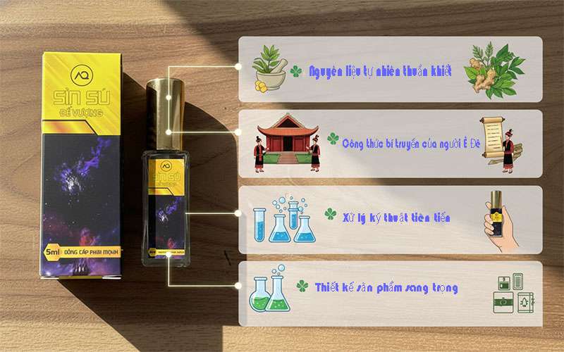 Cao Sìn Sú thảo mộc Đế Vương chính hãng Ê Đê Việt Nam